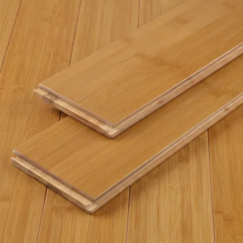Click-lock bamboo flooring