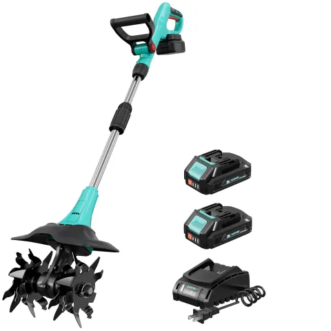 Cordless tiller