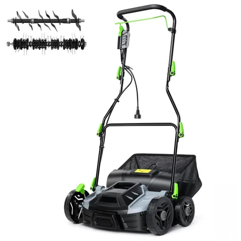 Electric dethatcher and scarifier