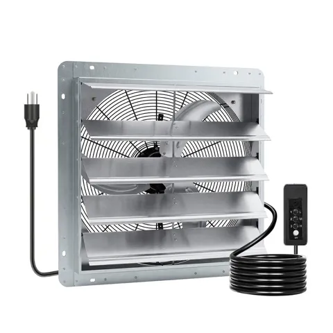 Shutter exhaust fan, 12 in