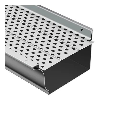 Aluminum gutter guard, 6 in