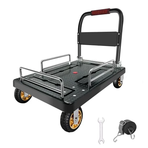 Folding platform truck, 1300 lb