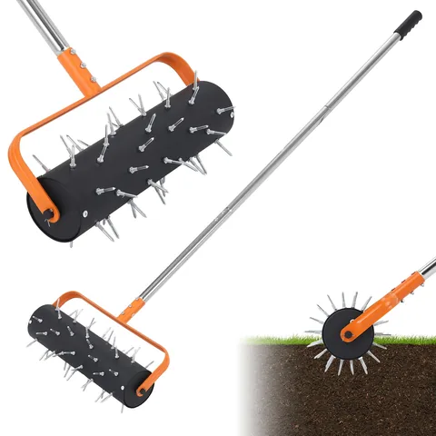 Rolling spike aerator, 18 in