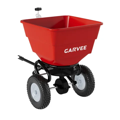 Tow-behind broadcast spreader, 130 lb