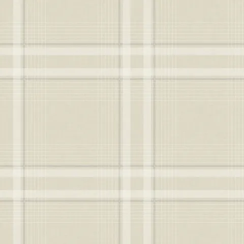 Faux linen plaid wallpaper