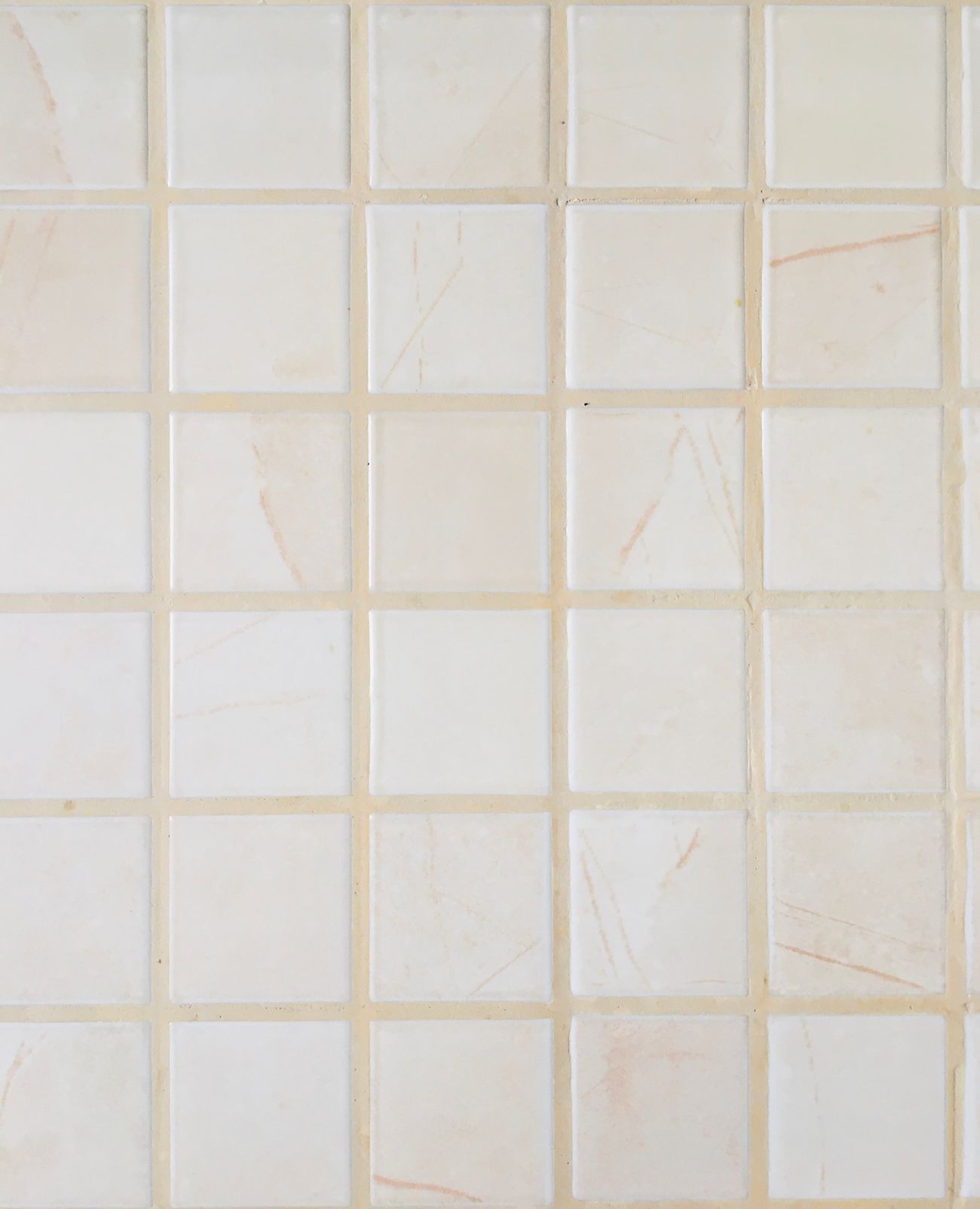 Decorative tiles in a finished interior
